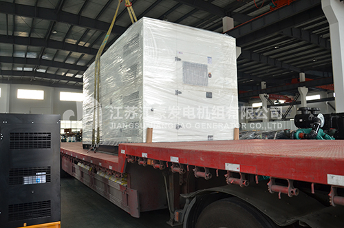 江豪发货案例-1台500KW乾能配恒声自启动低噪音发电机组发贵州