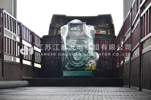 江豪发货案例-1台300KW上海乾能配恒声开架自启动发电机组发往贵州